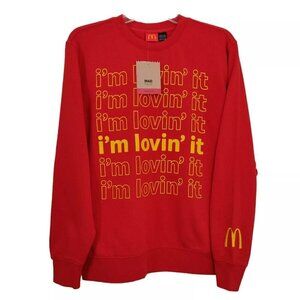 McDonalds I'm Lovin It Crewneck Sweater Sweatshirt BoxLunch Exclusive Medium NEW